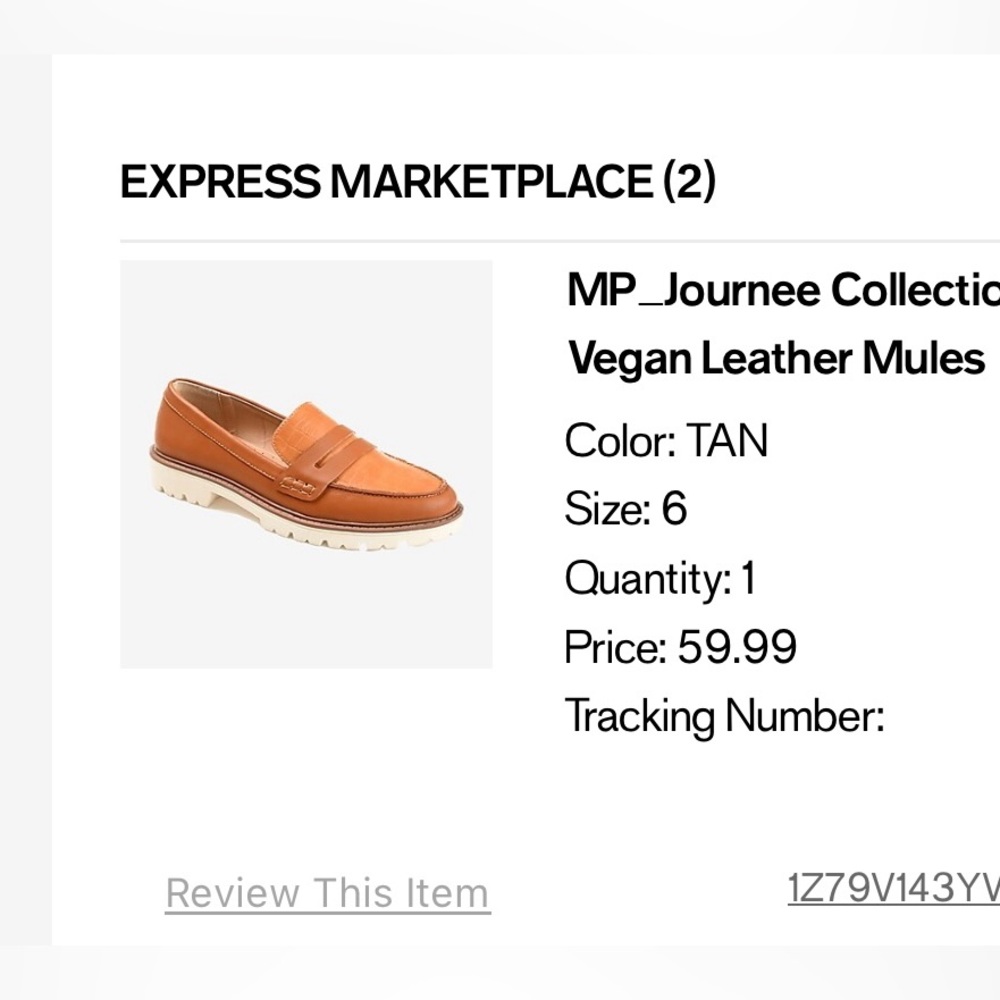 New shoes from Express